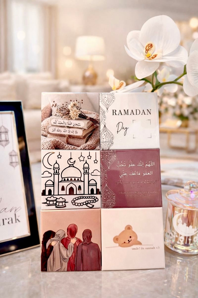 Square Ramadan Magnet Sets