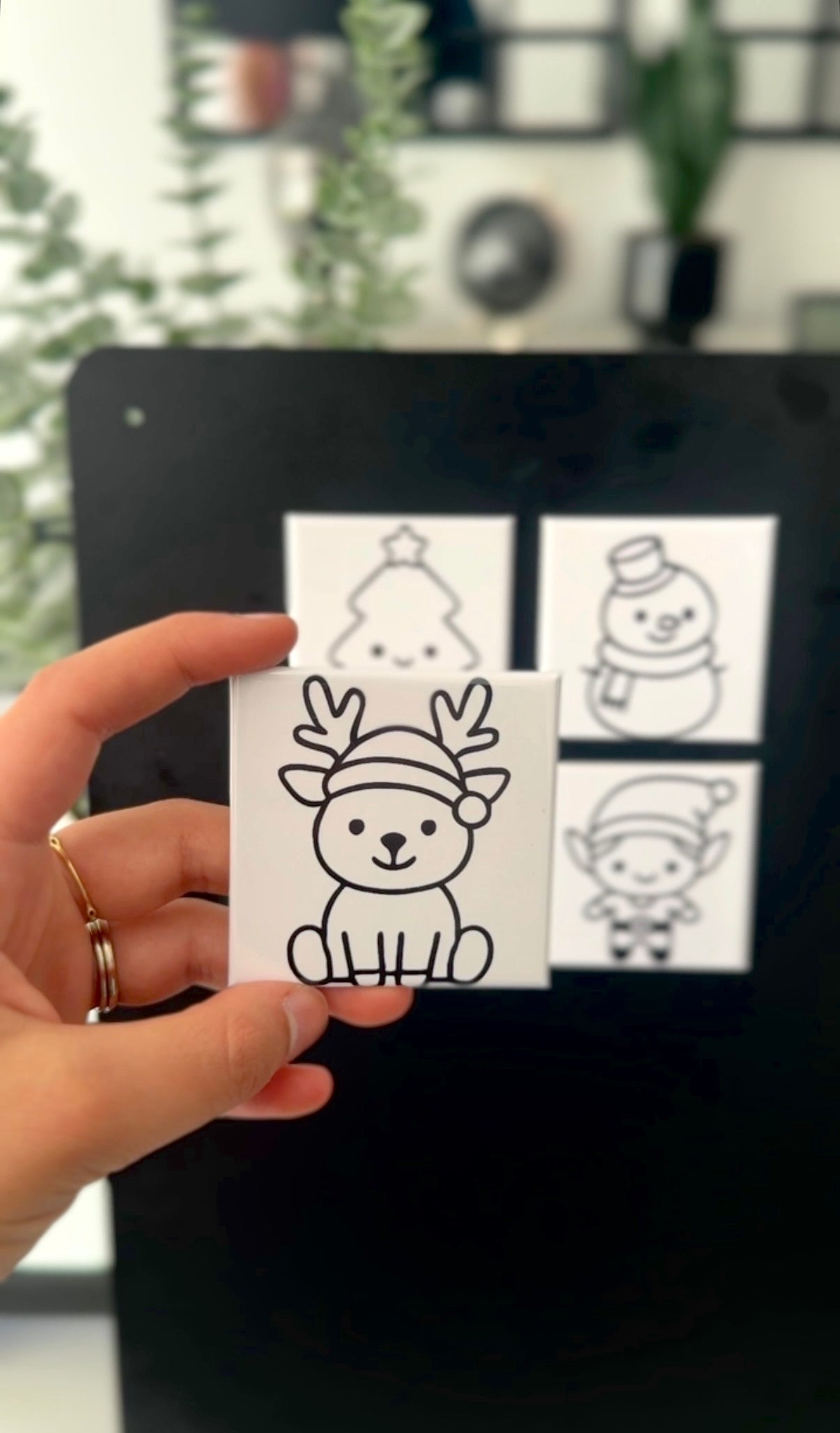 Dry Erase Colouring Magnets