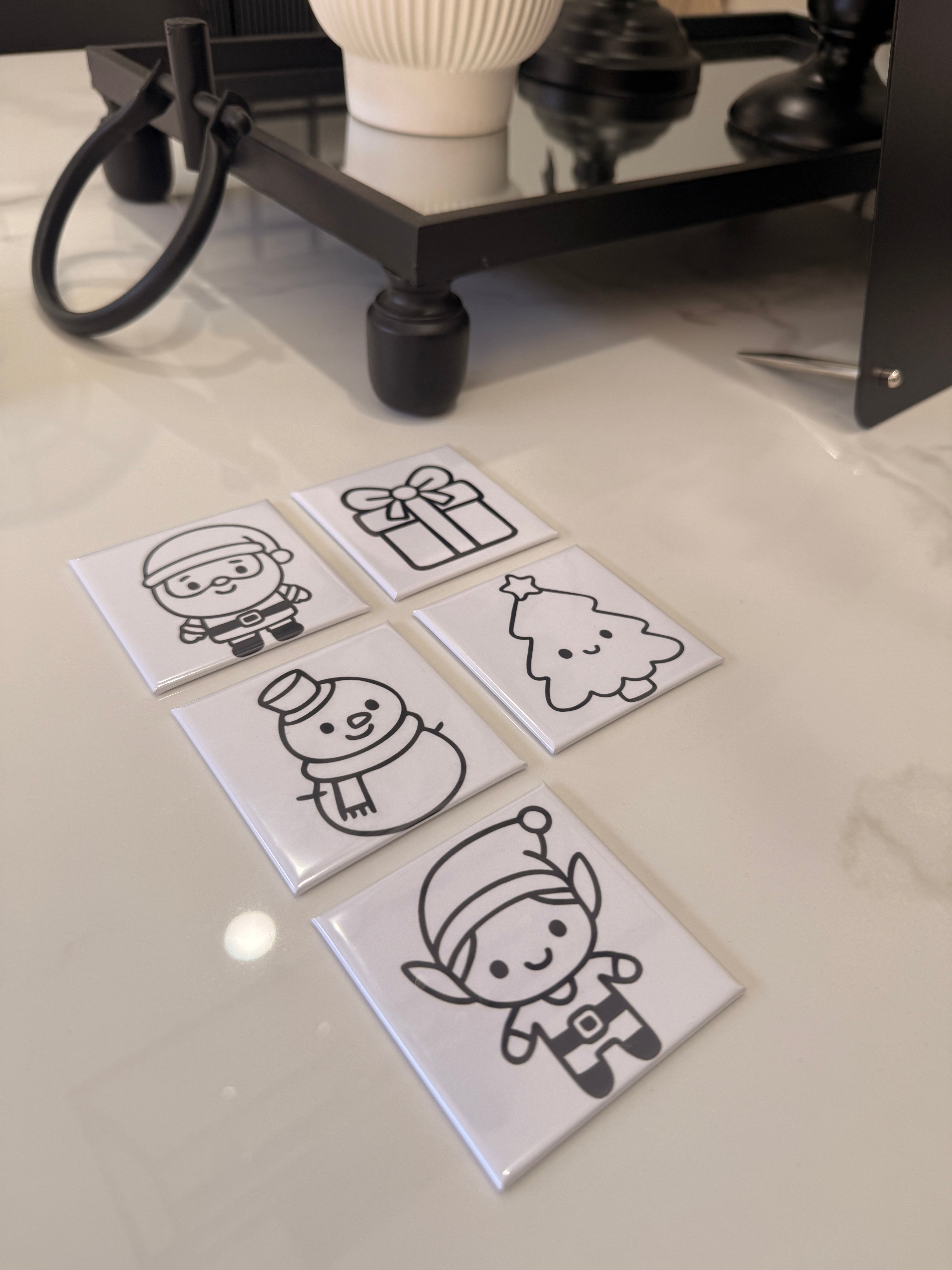 Dry Erase Colouring Magnets