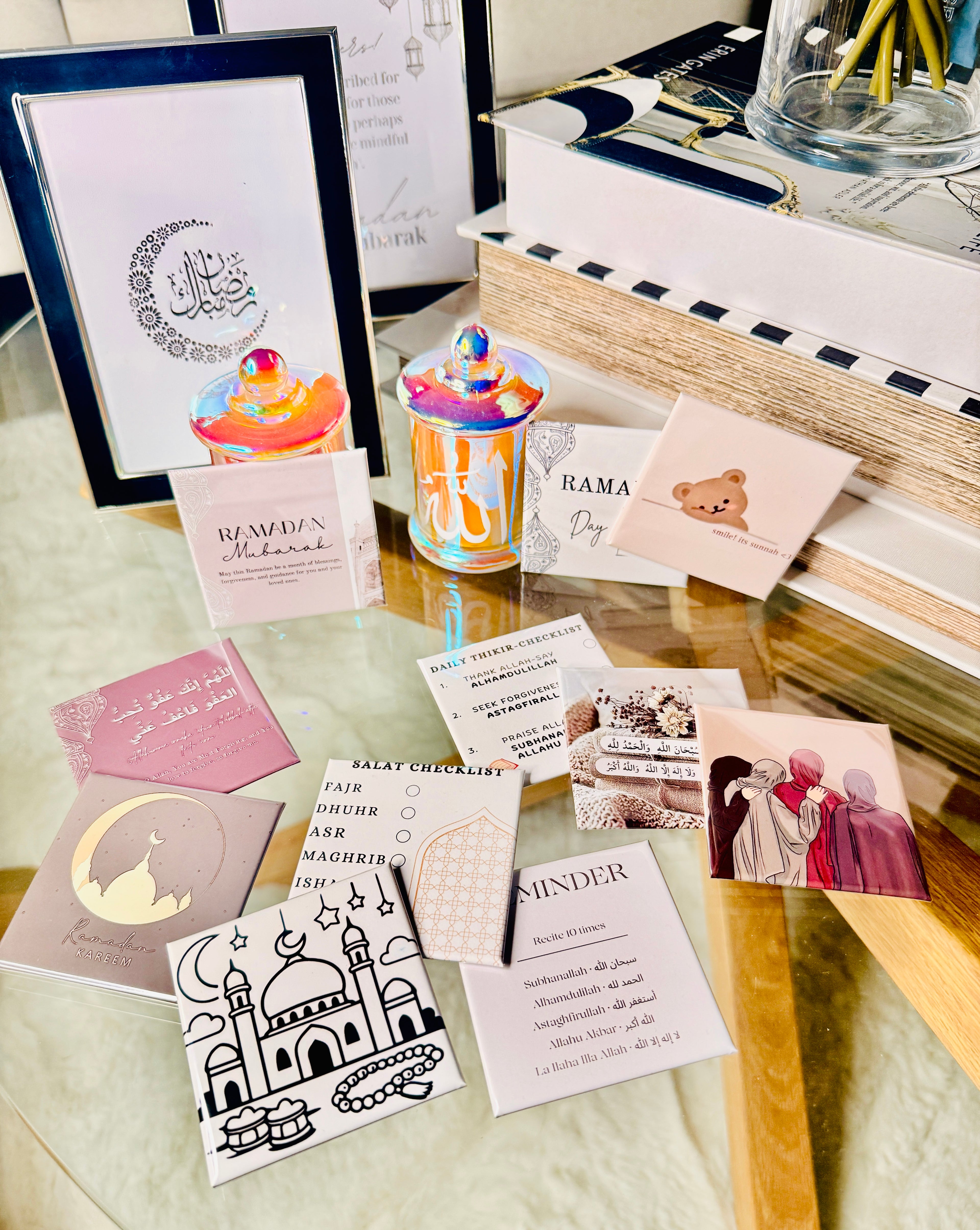 Square Ramadan Magnet Sets