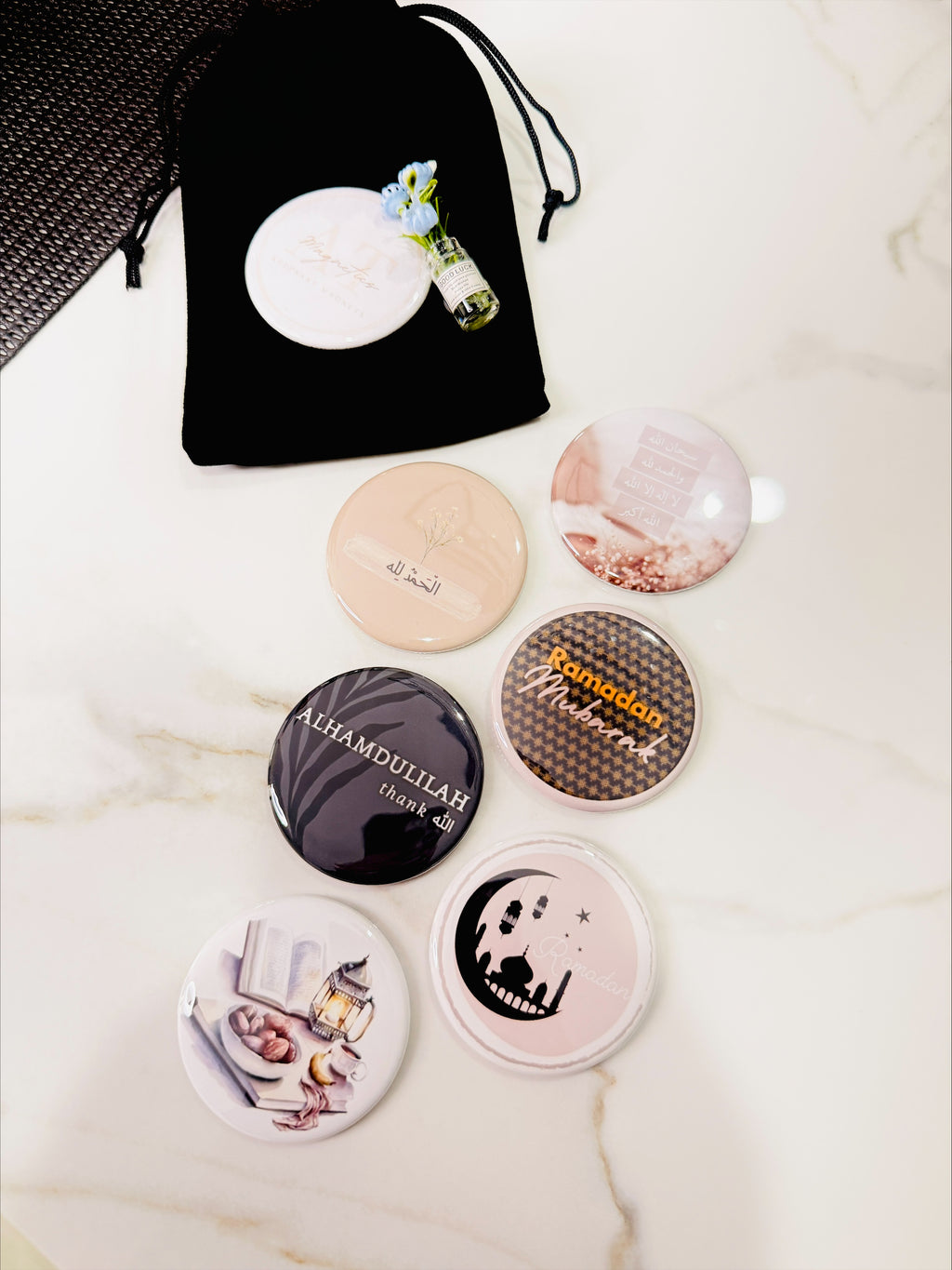 Round Ramadan Magnet Sets